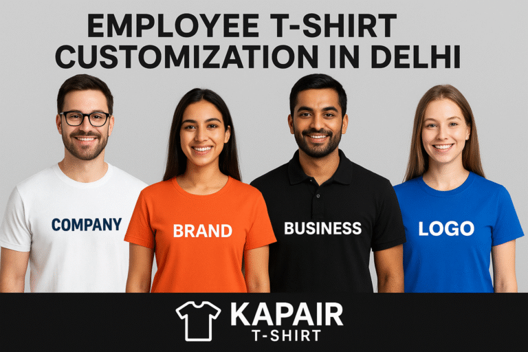 Employee T-Shirt Customization in Delhi