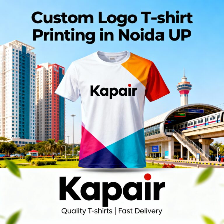 Custom Logo T-shirt Printing in Noida UP: Kapair T-shirt – Elevate Your Brand Identity