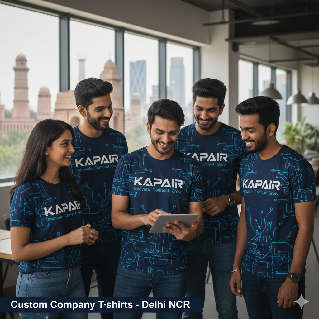 Custom Company T-Shirts in Delhi NCR