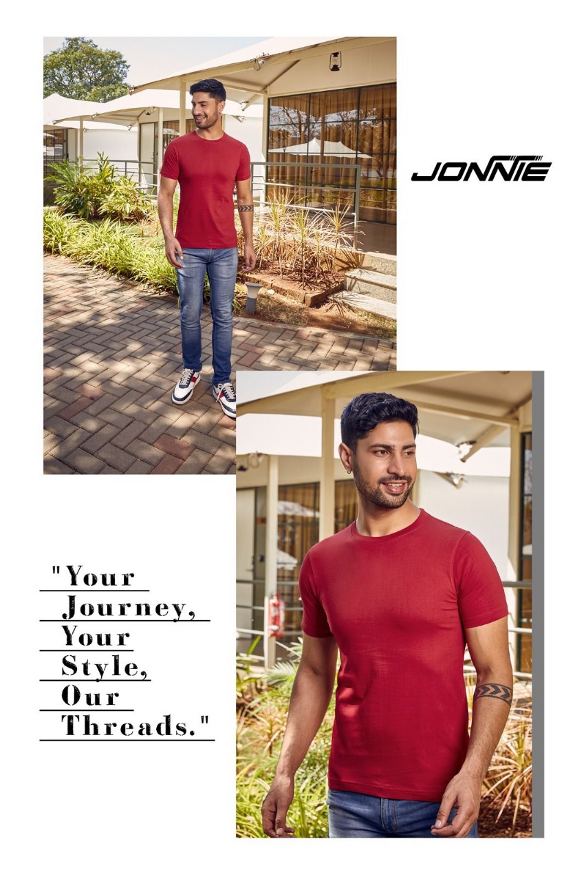 Jonnie Bio Wash Cotton Round Neck T-Shirt Jonnie Bio Wash Cotton Round Neck T-Shirt