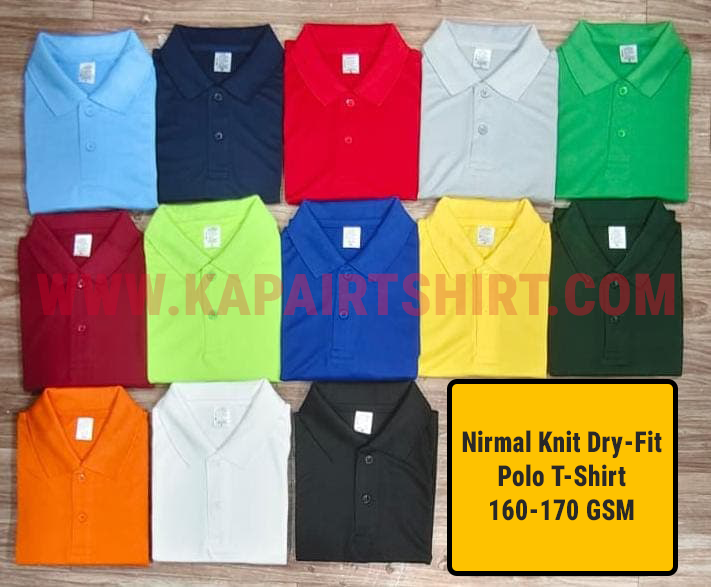 Nirmal Knit Dry-Fit Collar T-Shirt Manufacturer