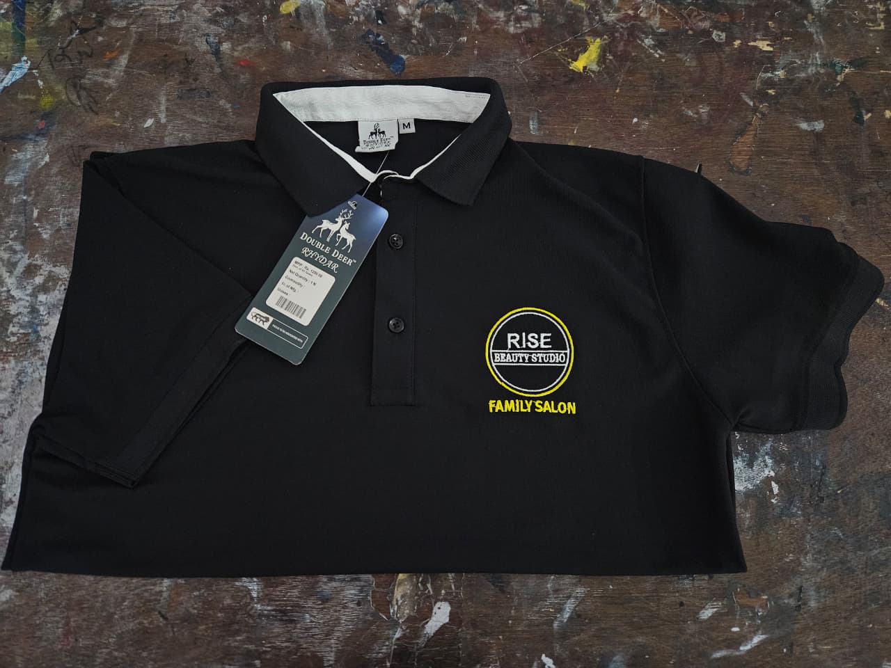 Promotional Double Deer Polo Dry Fit T-Shirt