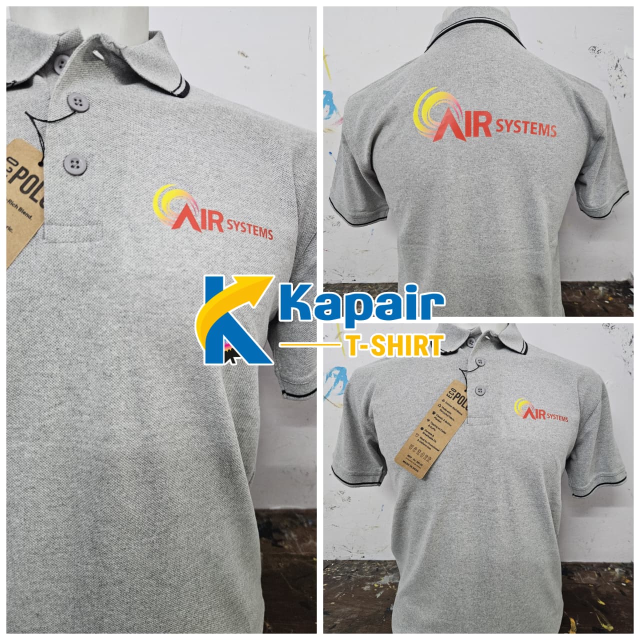 Promotional Inkludink Cotton Polo Neck T-Shirt