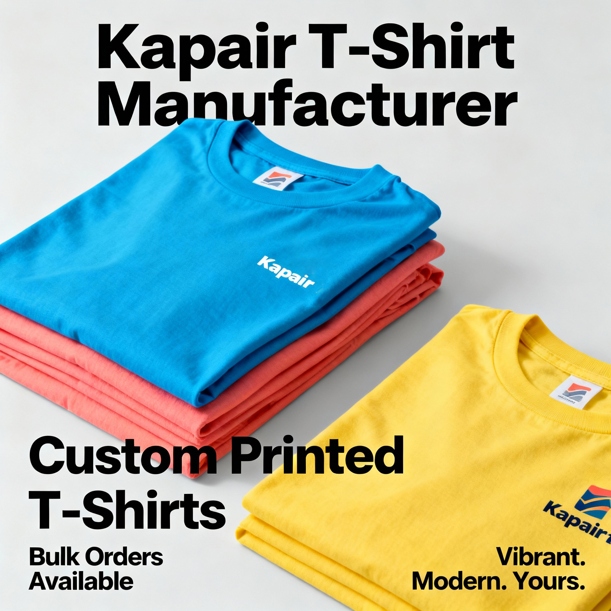 Private Label Clothing Manufacturer India | Start Your Brand with Kapair T-Shirt