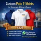 Premium Cotton Customized T-Shirts: Comfort Meets Corporate Branding