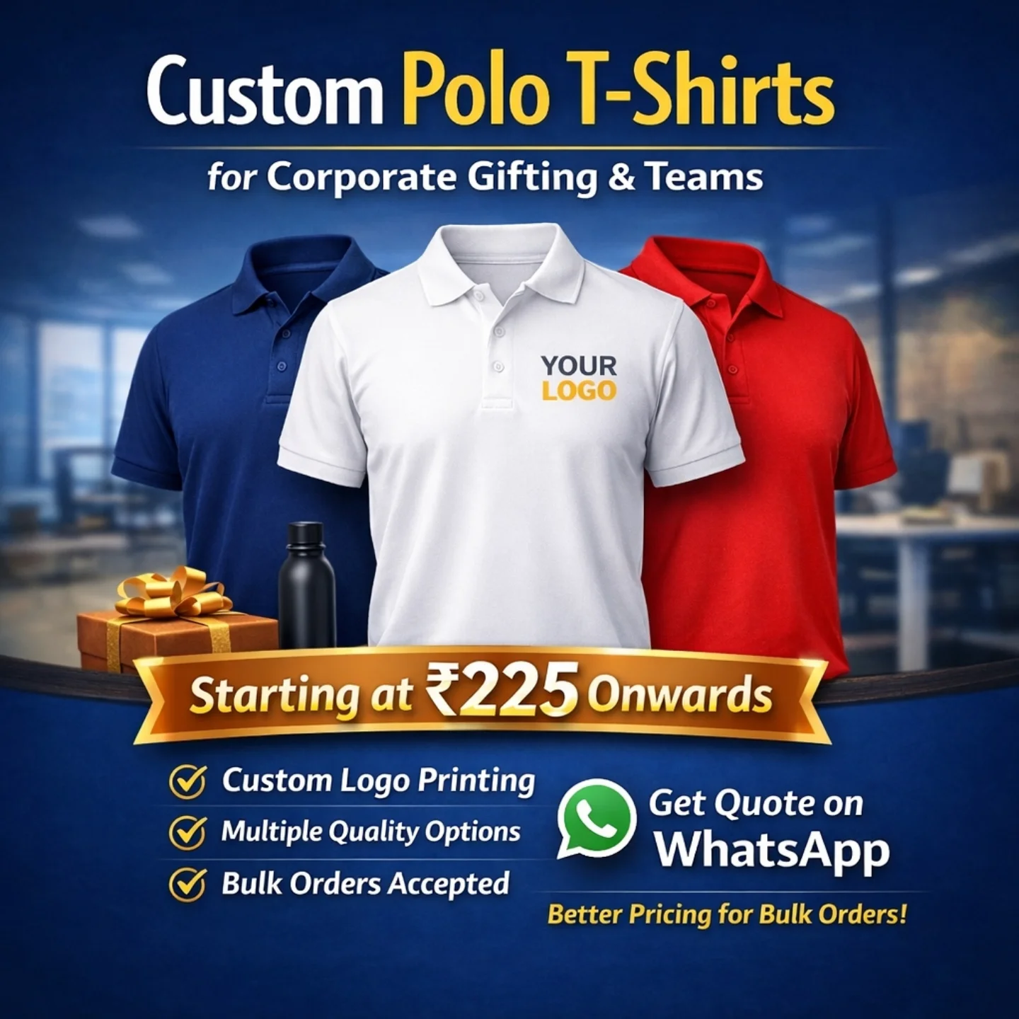 Premium Cotton Customized T-Shirts: Comfort Meets Corporate Branding
