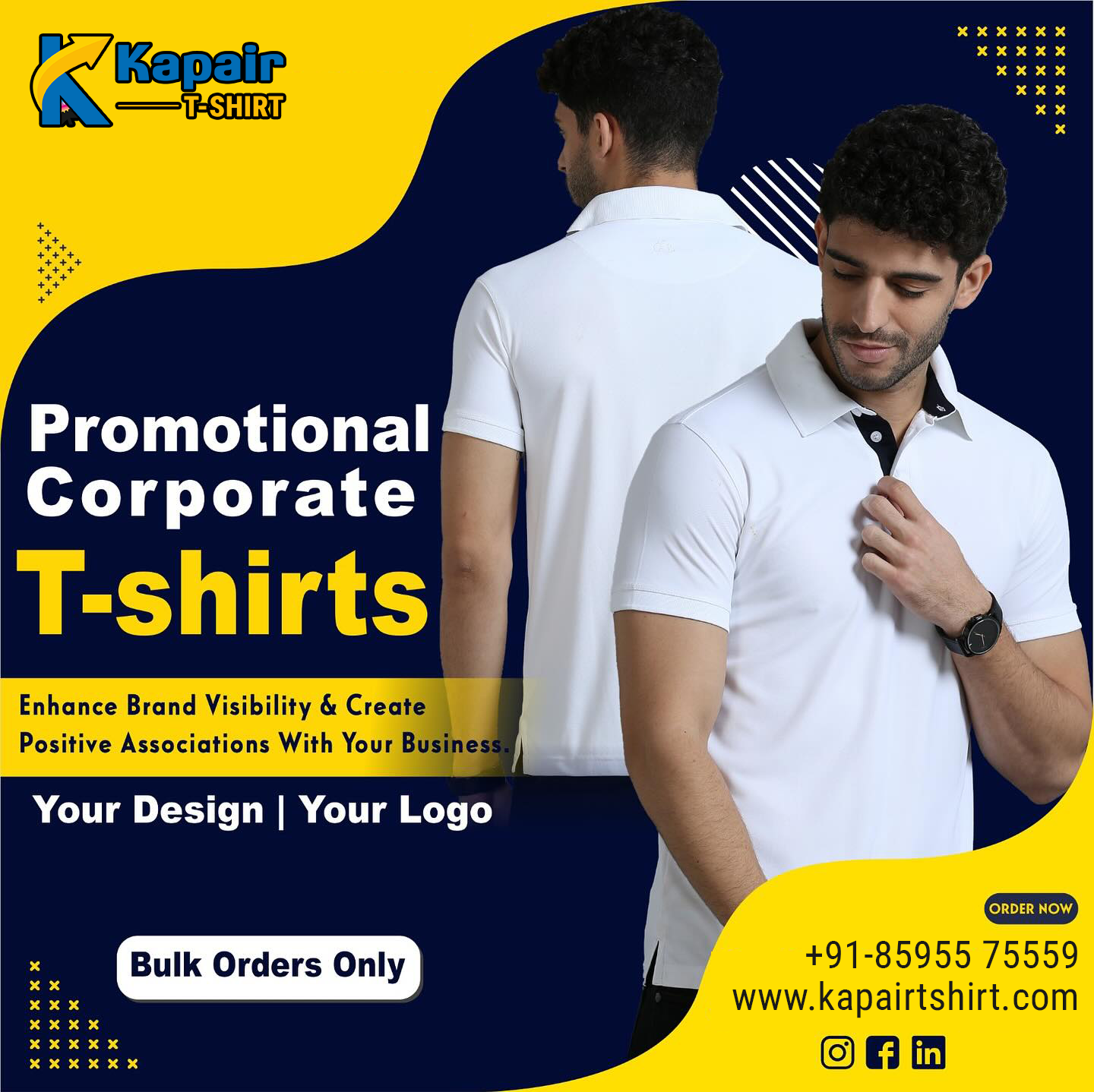 Corporate T-Shirt Printing in India – Premium Customized Apparel by Kapair T-Shirt Corporate T-Shirt Printing in India – Premium Customized Apparel by Kapair T-Shirt