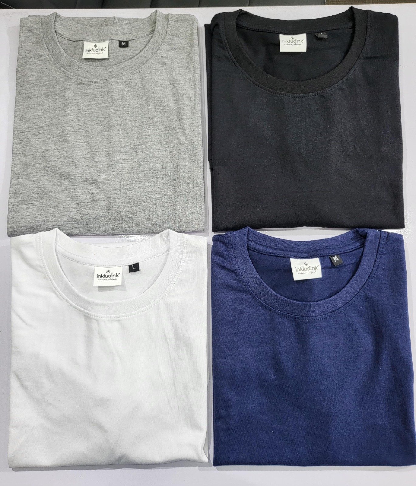 Inkludink Cotton Round Neck T-Shirt — The Premium 180 GSM T-Shirt Manufactured by Kapair T-Shirt Delhi Inkludink Cotton Round Neck T-Shirt — The Premium 180 GSM T-Shirt Manufactured by Kapair T-Shirt Delhi
