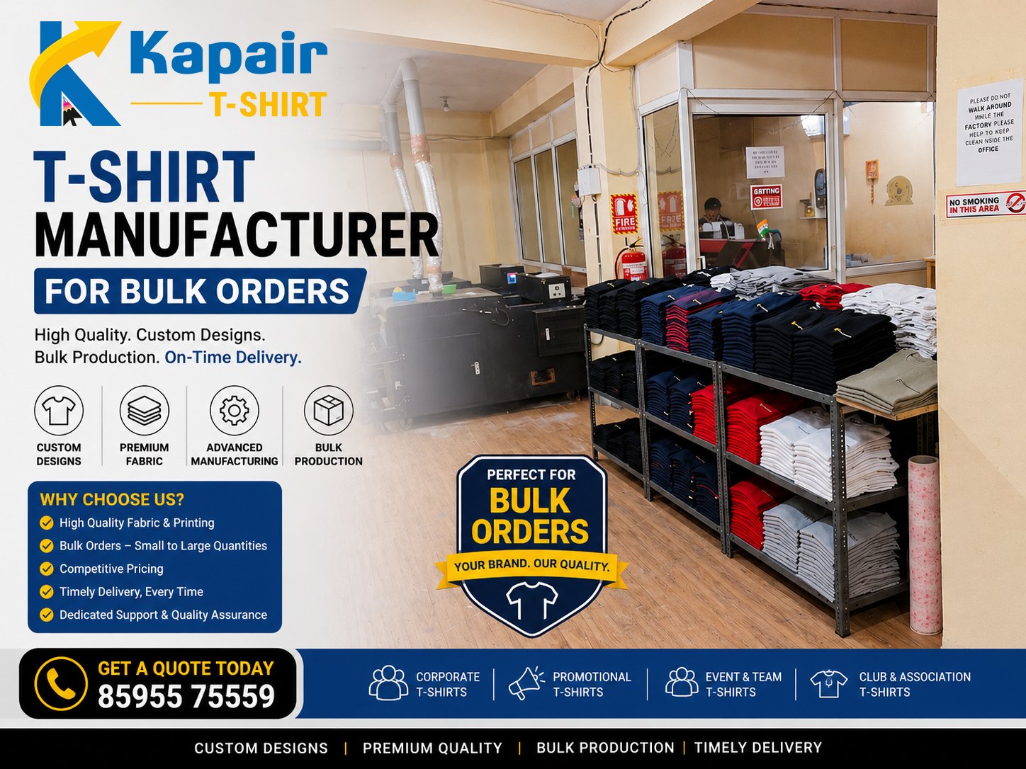 Blank T-Shirt Supplier: Bulk Unprinted Stock for Printers, Designers & Resellers