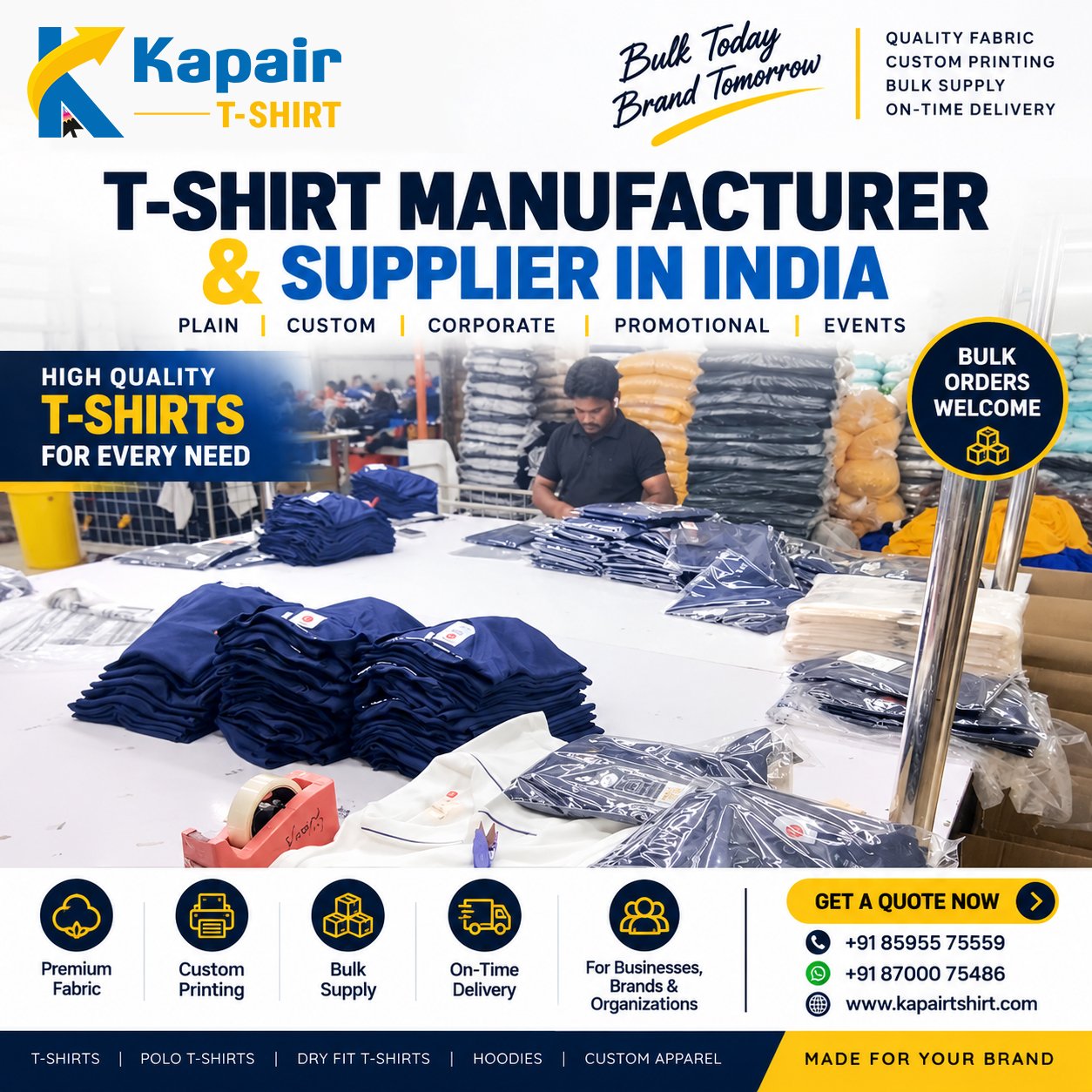 Kapair T-Shirt – T-Shirt Manufacturer & Supplier in India