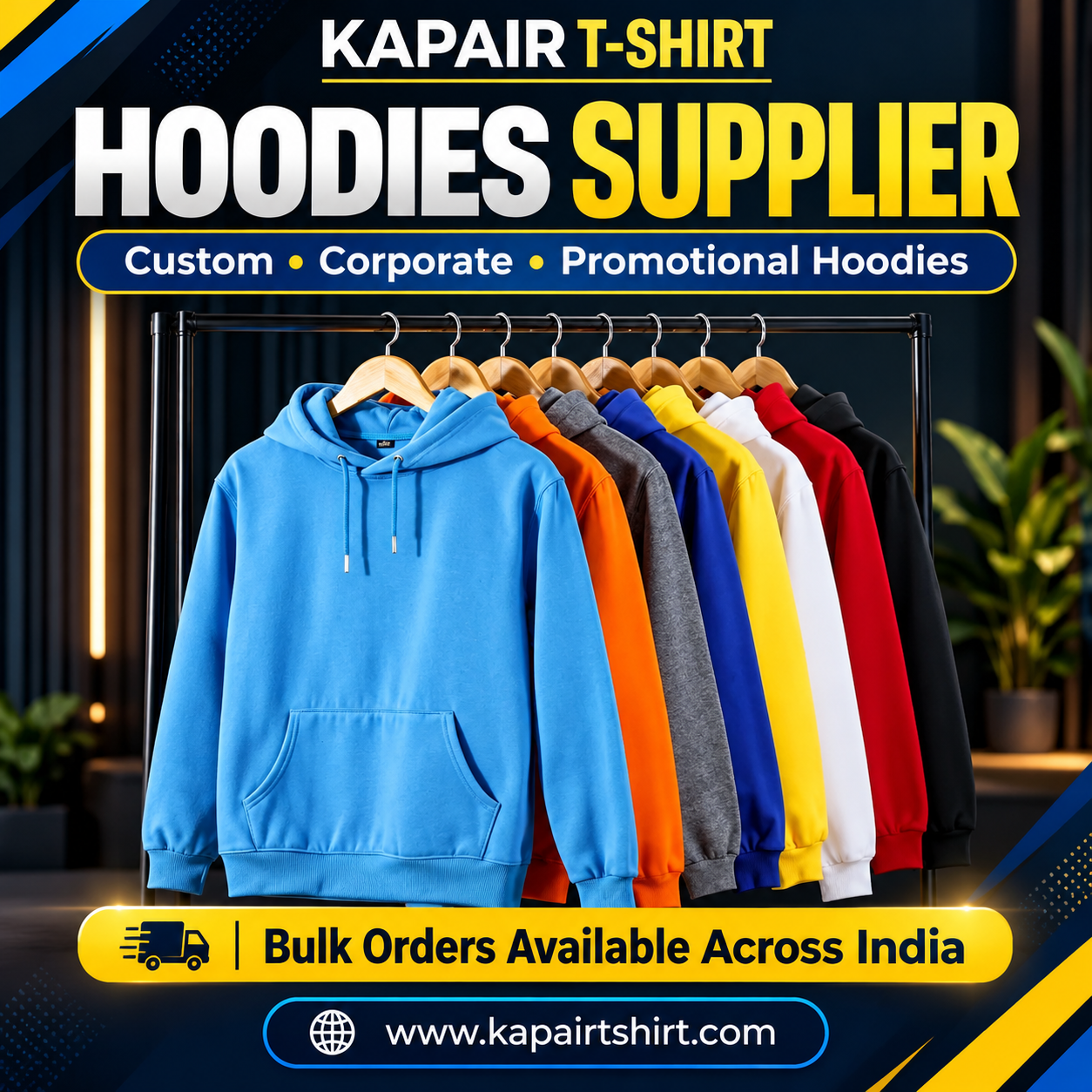 Hoodies Supplier in India – Custom, Wholesale & Bulk Hoodies | Kapair T-Shirt