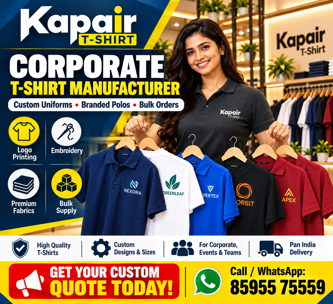 Custom Corporate T-Shirt Manufacturer Custom Corporate T-Shirt Manufacturer